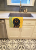 Summer Sunflowers Longhair Black and Tan Dachshund Kitchen Towel Dish Cloths product image at NuMercy 2