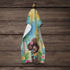 Chocolate Poodle Luau Kitchen Towel Dish Cloths DAC6500 product image at NuMercy 4