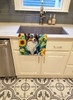 Papillon in Sunflowers Kitchen Towel Dish Cloths product image at NuMercy 2