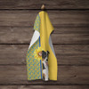 Summer Sunflowers Tricolor Border Collie Kitchen Towel Dish Cloths product image at NuMercy 4