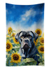 Cane Corso in Sunflowers Kitchen Towel Dish Cloths product image at NuMercy