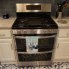 Standard Black Poodle in the Kitchen Kitchen Towel Dish Cloths product image at NuMercy 3