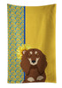 Summer Sunflowers Longhair Chocolate and Cream Dachshund Kitchen Towel Dish Cloths product image at NuMercy