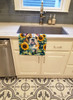 English Bulldog in Sunflowers Kitchen Towel Dish Cloths product image at NuMercy 2