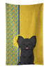 Summer Sunflowers Longhaired Black Chihuahua Kitchen Towel Dish Cloths product image at NuMercy