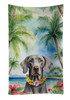 Weimaraner Luau Kitchen Towel Dish Cloths product image at NuMercy
