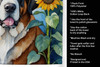 Saint Bernard in Sunflowers Kitchen Towel Dish Cloths product image at NuMercy 5