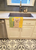 Summer Sunflowers Longhaired Cream Chihuahua Kitchen Towel Dish Cloths product image at NuMercy 2