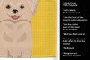 Summer Sunflowers Longhaired Cream Chihuahua Kitchen Towel Dish Cloths product image at NuMercy 5