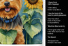 Silky Terrier in Sunflowers Kitchen Towel Dish Cloths product image at NuMercy 5