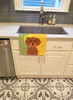 Summer Sunflowers Wirehair Red Dachshund Kitchen Towel Dish Cloths product image at NuMercy 2