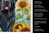Newfoundland in Sunflowers Kitchen Towel Dish Cloths DAC6123 product image at NuMercy 5