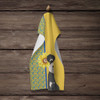 Summer Sunflowers Black and Silver Natural Ears Schnauzer Kitchen Towel Dish Cloths product image at NuMercy 4