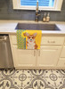 Summer Sunflowers Red Pembroke Corgi Kitchen Towel Dish Cloths product image at NuMercy 2