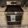 Gold Golden Retriever in the Kitchen Kitchen Towel Dish Cloths product image at NuMercy 3