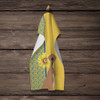 Summer Sunflowers Natural Eared Fawn Boxer Kitchen Towel Dish Cloths product image at NuMercy 4