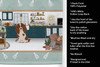 Longhair Red Pedbald Dachshund in the Kitchen Kitchen Towel Dish Cloths product image at NuMercy 5