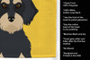 Summer Sunflowers Wirehair Black and Cream Dachshund Kitchen Towel Dish Cloths product image at NuMercy 5