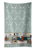 Red Dachshund in the Kitchen Kitchen Towel Dish Cloths product image at NuMercy