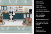 Black and White Border Collie in the Kitchen Kitchen Towel Dish Cloths product image at NuMercy 5