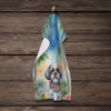 Shih Tzu Luau Kitchen Towel Dish Cloths product image at NuMercy 4
