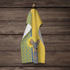 Summer Sunflowers Blue and Tan Chihuahua Kitchen Towel Dish Cloths product image at NuMercy 4