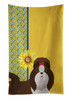 Summer Sunflowers Liver and White Shih Tzu Kitchen Towel Dish Cloths product image at NuMercy