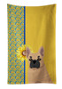 Summer Sunflowers Fawn French Bulldog Kitchen Towel Dish Cloths product image at NuMercy