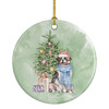 Australian Shepherd Christmas Presents and Tree Ceramic Ornament product image at NuMercy