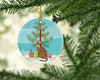 Toyger Cat Christmas Ceramic Ornament CK4806 product image at NuMercy 2