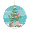 Thai Lilac Cat Christmas Ceramic Ornament CK4804 product image at NuMercy