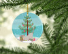 Thai Lilac Cat Christmas Ceramic Ornament CK4804 product image at NuMercy 2