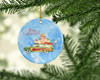 Merry Christmas Schnauzer Ceramic Ornament product image at NuMercy 2