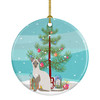 Siamese Modern Cat Christmas Ceramic Ornament CK4792 product image at NuMercy