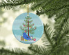 Bunting Merry Christmas Ceramic Ornament product image at NuMercy 2