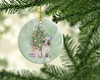 Briard #2 Christmas Presents and Tree Ceramic Ornament product image at NuMercy 2