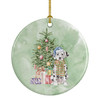 Dalmatian Puppy Christmas Presents and Tree Ceramic Ornament product image at NuMercy