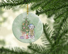 Dalmatian Puppy Christmas Presents and Tree Ceramic Ornament product image at NuMercy 2