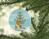 Norwich Canary Merry Christmas Ceramic Ornament product image at NuMercy 2