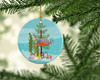 Piranha Merry Christmas Ceramic Ornament product image at NuMercy 2