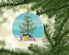 Oriental Shorthair Cat Christmas Ceramic Ornament CK4674 product image at NuMercy 2
