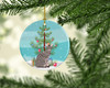 Ocicat Cat Christmas Ceramic Ornament CK4779 product image at NuMercy 2