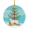 Siamese modern Cat Christmas Ceramic Ornament product image at NuMercy