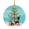 Munchkin Cat Christmas Ceramic Ornament CK4658 product image at NuMercy