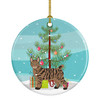 Pixie Bob Cat Christmas Ceramic Ornament CK4684 product image at NuMercy