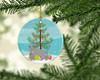 Chartreux Cat Christmas Ceramic Ornament CK4583 product image at NuMercy 2
