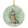 Labrador Retriever Black Christmas Presents and Tree Ceramic Ornament product image at NuMercy