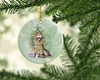 Labrador Retriever Black Christmas Presents and Tree Ceramic Ornament product image at NuMercy 2
