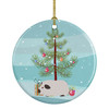 Himalayan Guinea Pig Merry Christmas Ceramic Ornament product image at NuMercy