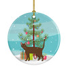 Havana Brown Cat Christmas Ceramic Ornament CK4629 product image at NuMercy